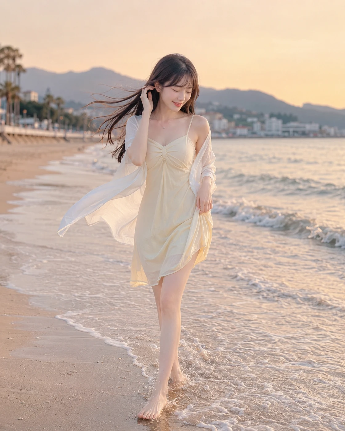 海邊人像作品示意