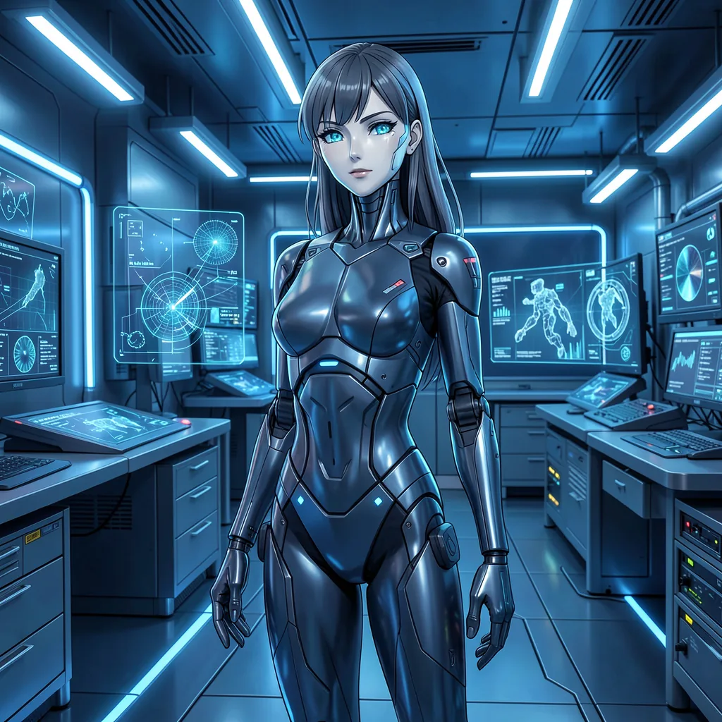 AI 科技感視覺示意
